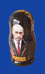 Traditional Russian nesting doll "Putin"