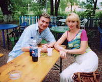 Wayne and his Rostov girlfriend visting Starocherkassk, the Don Cossak village, near Rostov